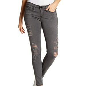 FRAME Le Skinny De Jeanne Satine Rips